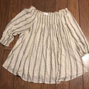 Off shoulder top